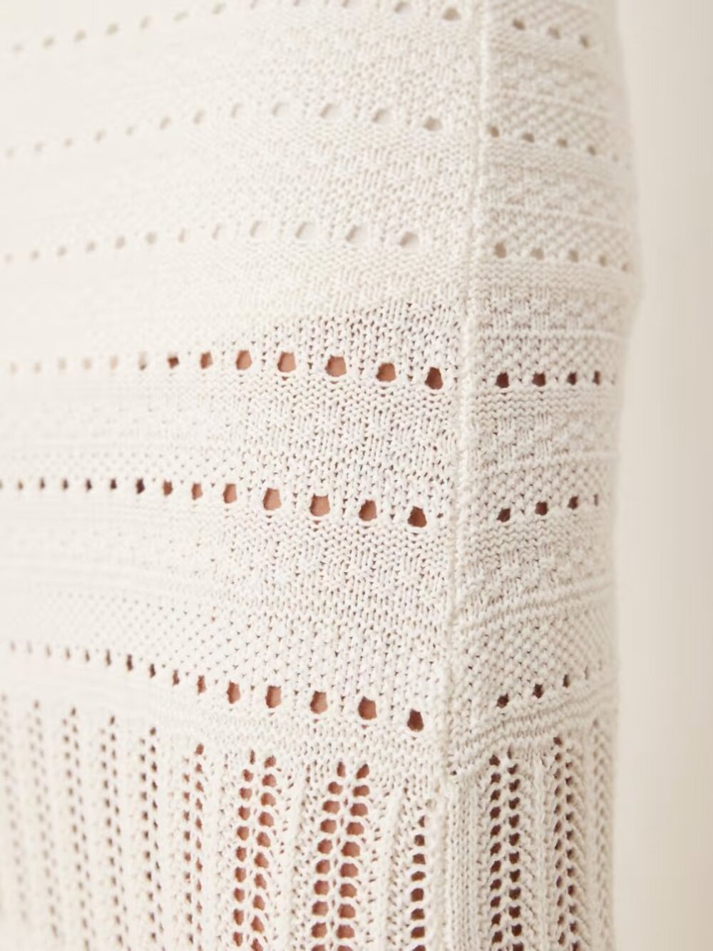Abercrombie & Fitch crochet lace strapless midi dress - Picture 4 of 7
